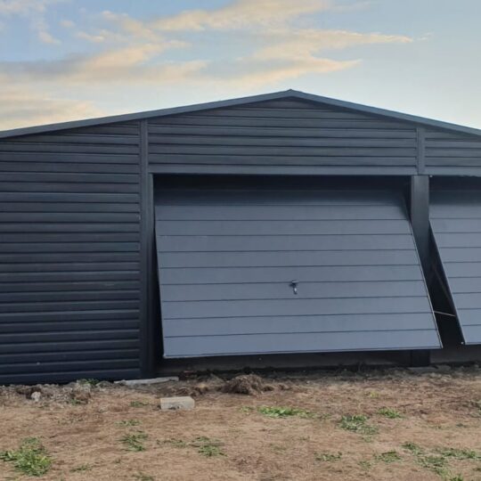 Garaż Premium  9x6 grafit matowy