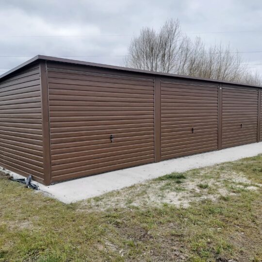 Garaż Premium  12x5 orzech