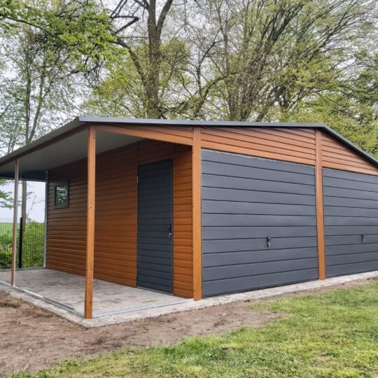 Garaż Premium  6x6  + wiata