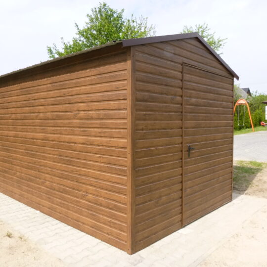 Garaż Premium  2x4 orzech